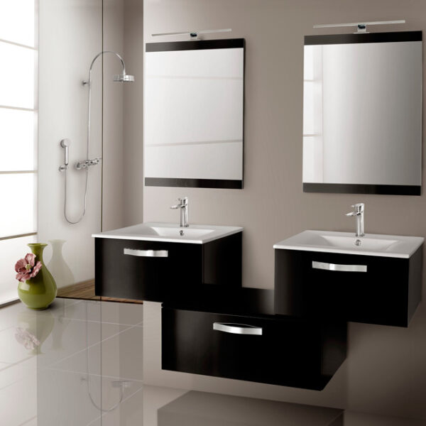 mueble baño por modulos Altea - negro